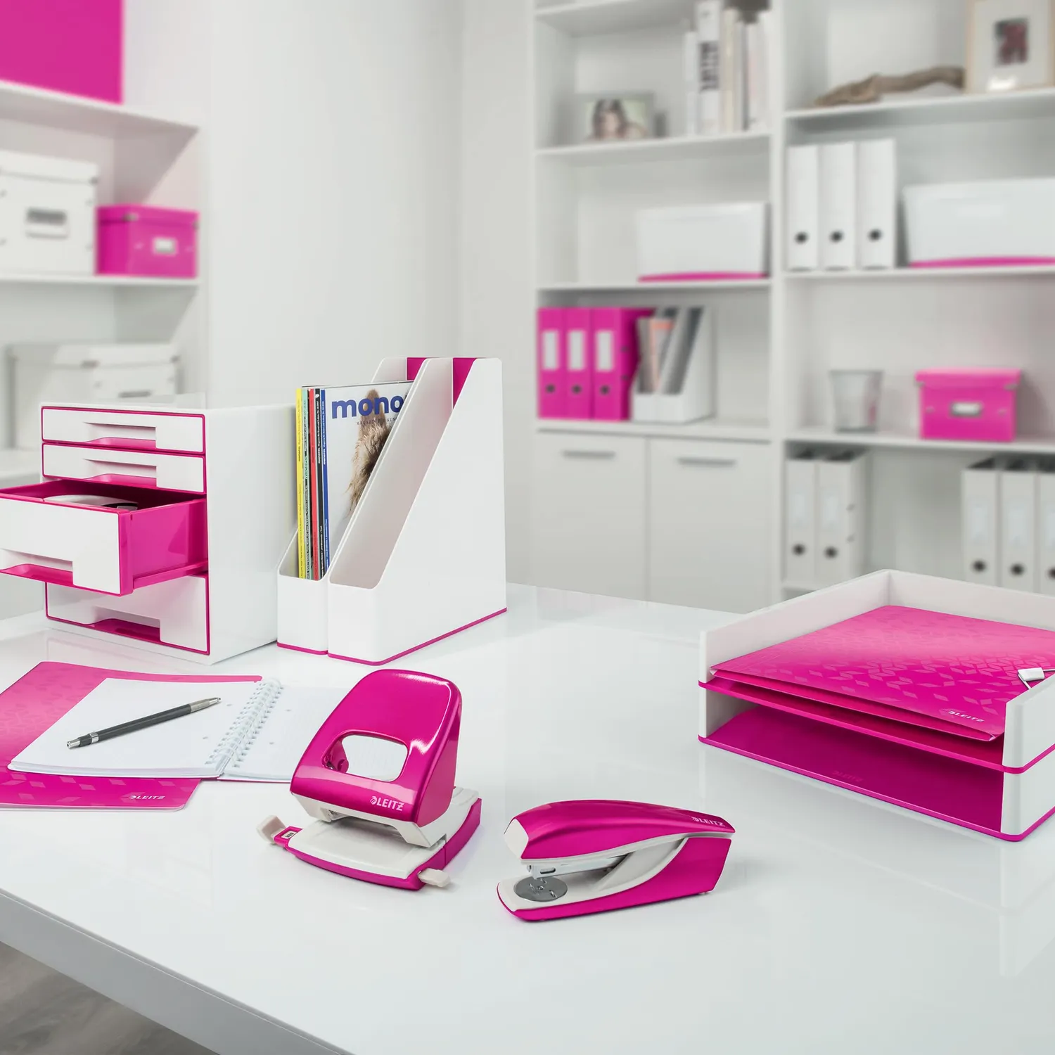 Leitz Ergo WOW Plus 52263023 vaschetta fucsia A4