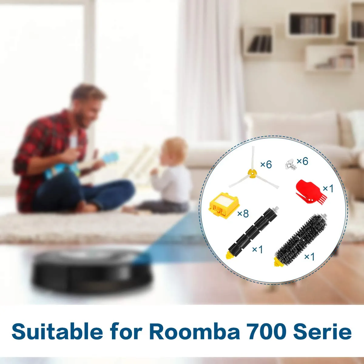 ABClife Roomba 700 kit ricambi aspirapolvere 23 pezzi
