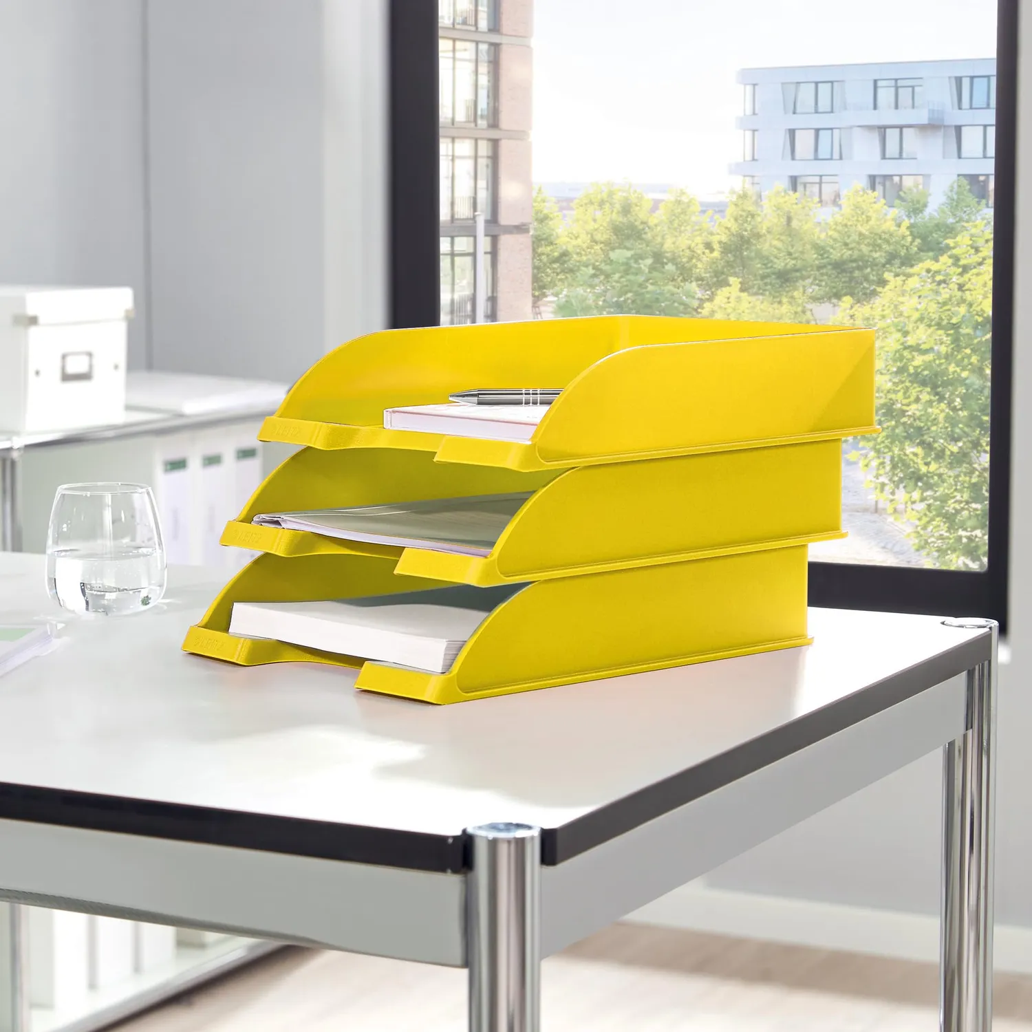 Leitz WOW 52263016 vaschetta A4 giallo singolo