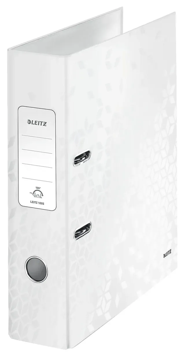 Leitz WOW 10050001 Registratore a Leva A4 80 mm Bianco 600 fogli