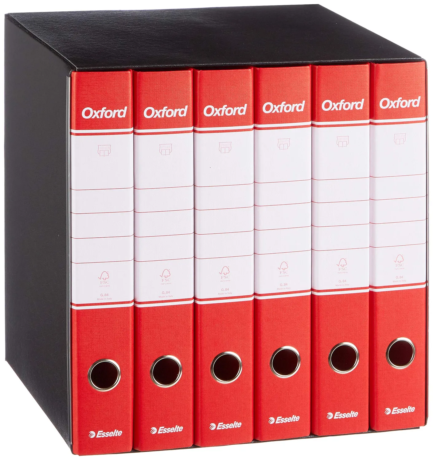 Esselte Oxford G89 registratori a leva blu 4 pezzi