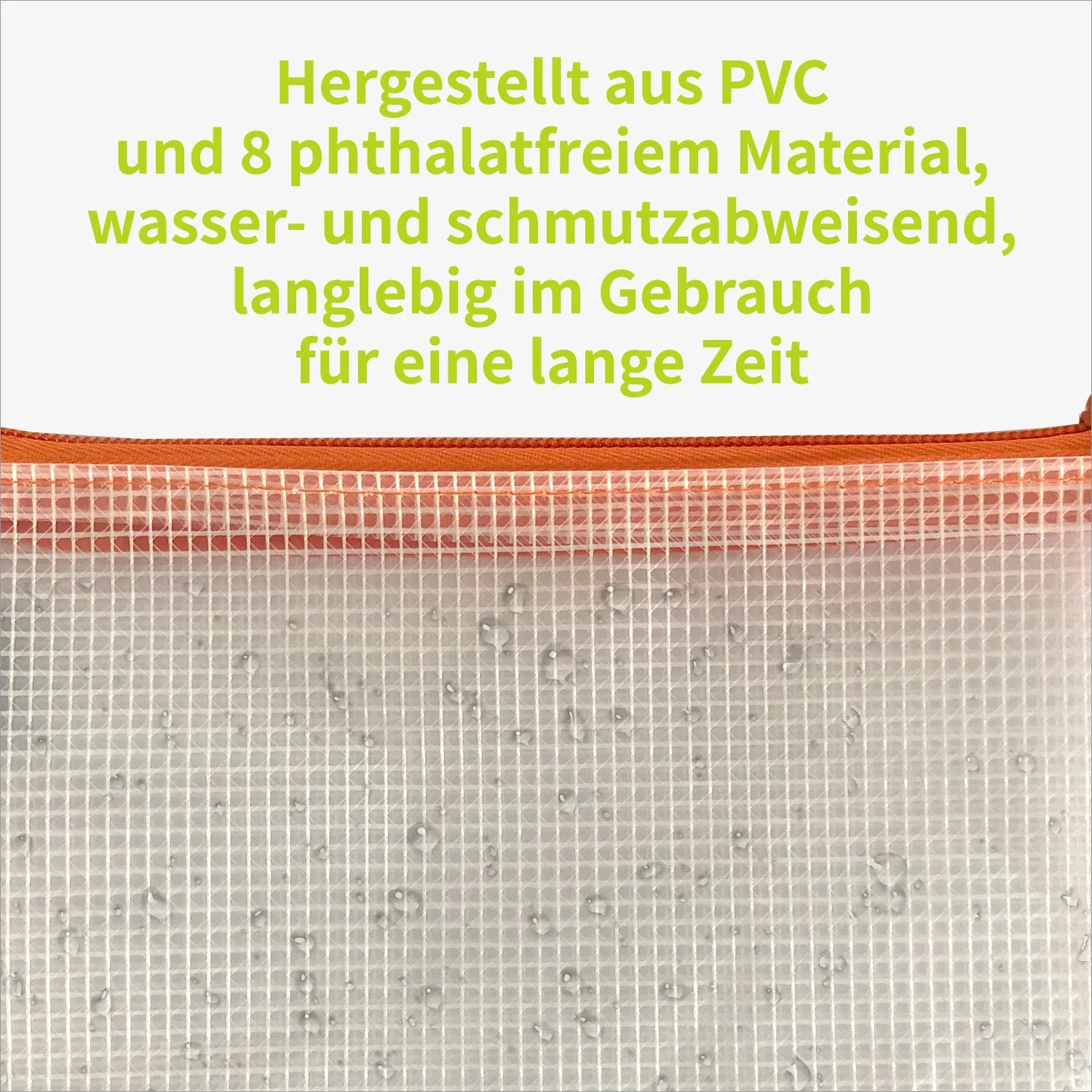 ACROPAQ Buste Portadocumenti Zip 13x19cm 5 pezzi Arancioni