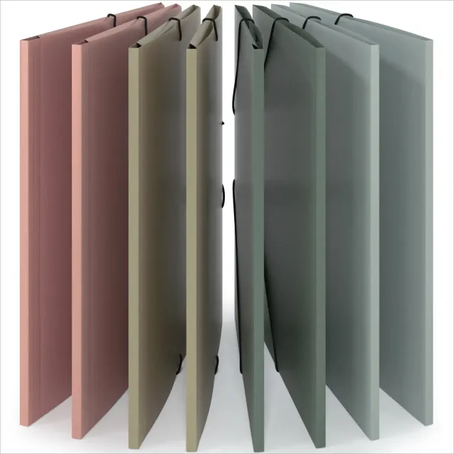 ACROPAQ SMOOTH Cartelline con Elastico A4 8pz 4 Colori