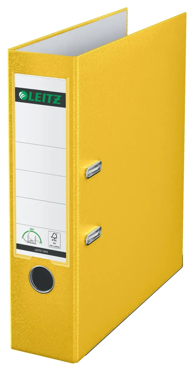 Leitz Ergo WOW 10105015 raccoglitore a leva giallo dorso 82 mm