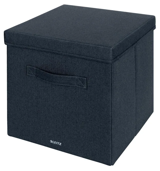 Leitz MyBox 61450089 scatole tessuto grigie set 2 con coperchio