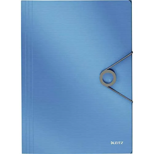 Leitz Solid 45631095 cartellina 3 lembi A4 nera 150 fogli