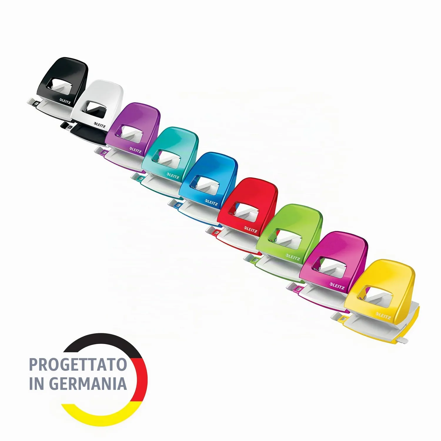 Leitz WOW perforatore metallo rosa 30 fogli
