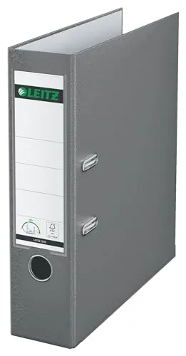 Leitz Ergo WOW 10105085 raccoglitore a leva grigio 8,2 cm