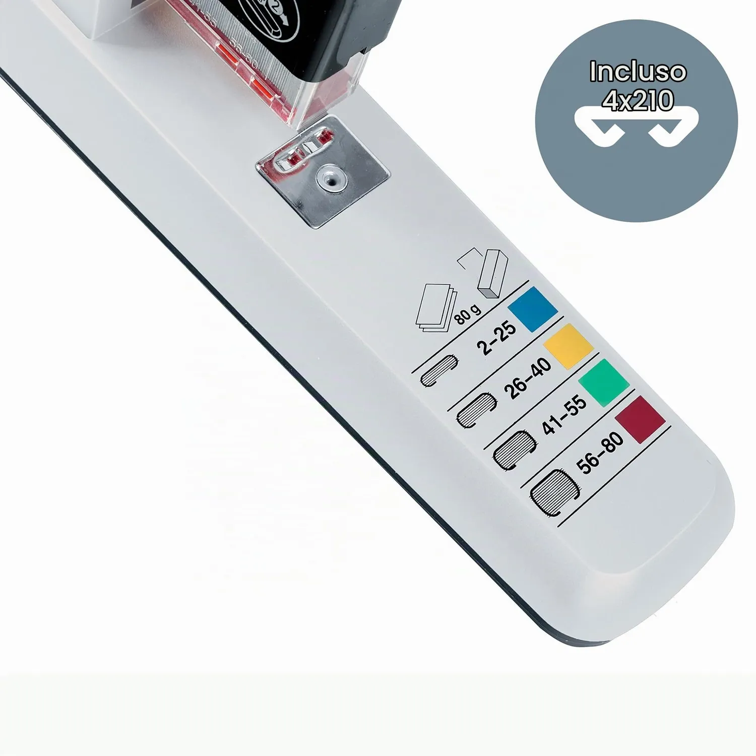 Leitz 55510084 cucitrice alta capacità 80 fogli