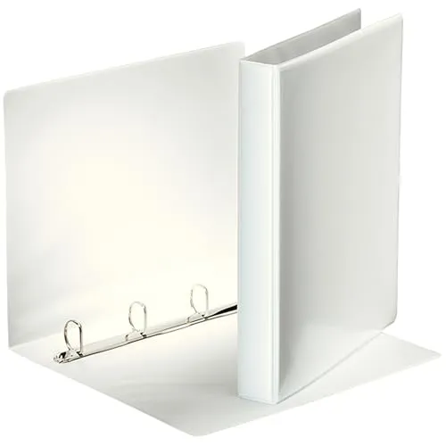 Esselte Essentials Panorama raccoglitore 4 anelli bianco 4.4 cm