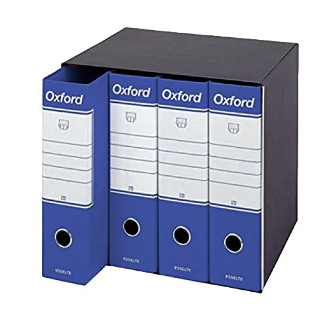 Esselte Oxford G89 registratori a leva blu 4 pezzi