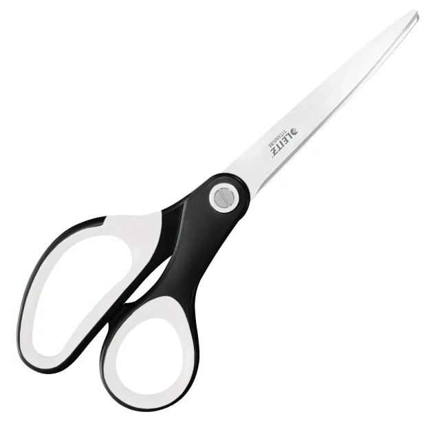 Leitz WOW 53192095 forbici titanio nere ambidestre 20,5 cm