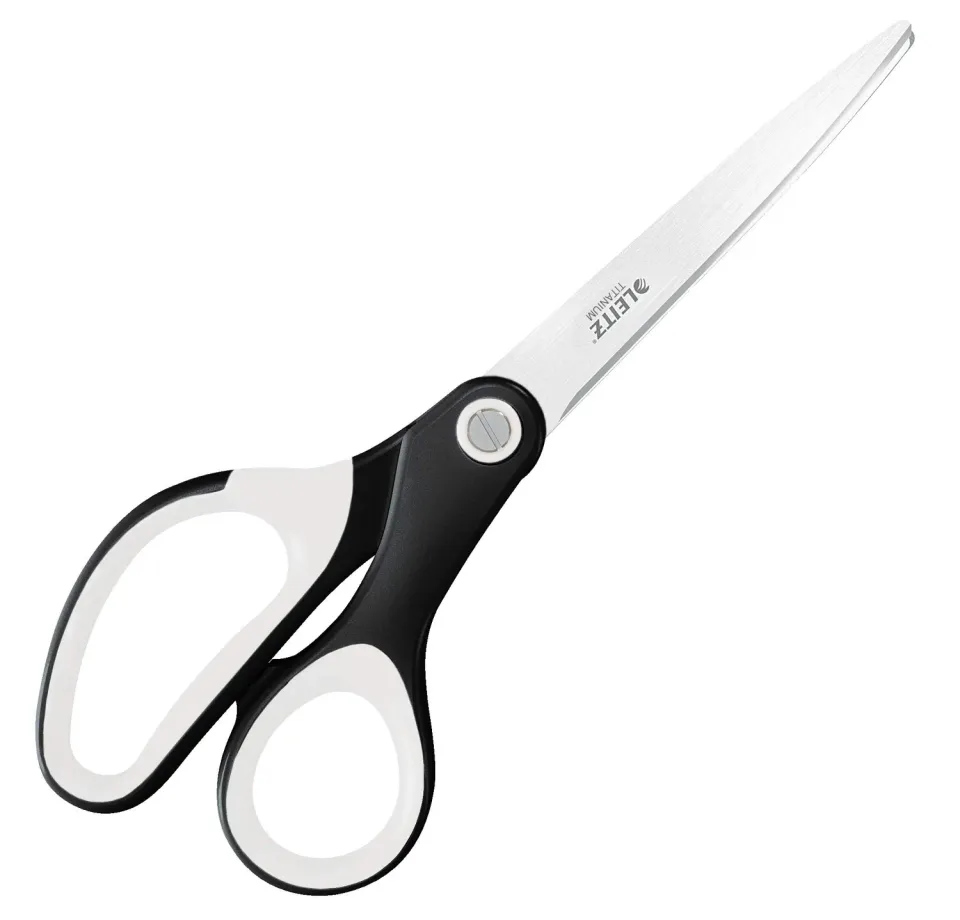 Leitz WOW 53192095 forbici titanio nere ambidestre 20,5 cm