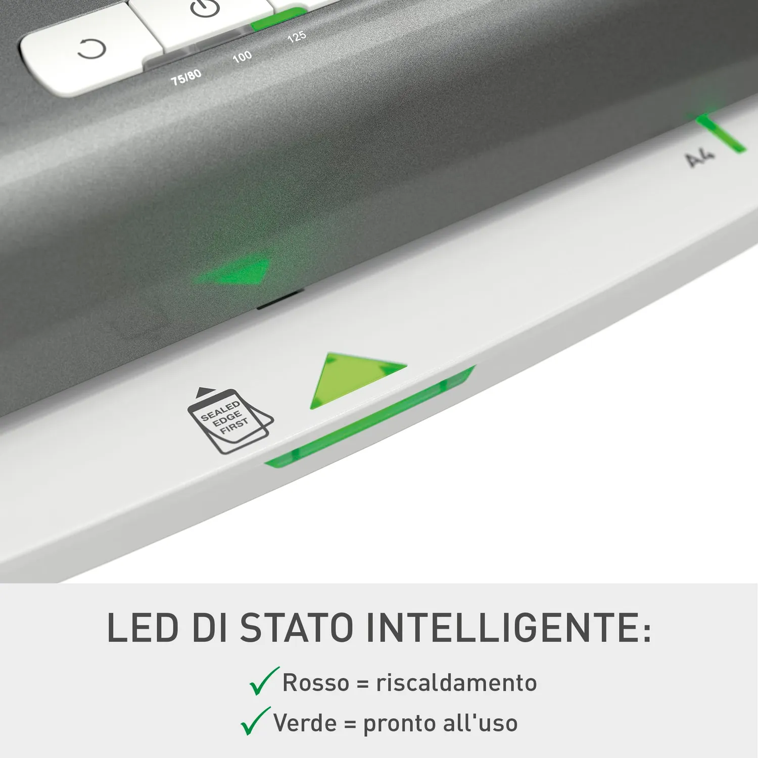Leitz MyBox iLAM Office A4 plastificatrice argento 2 rulli