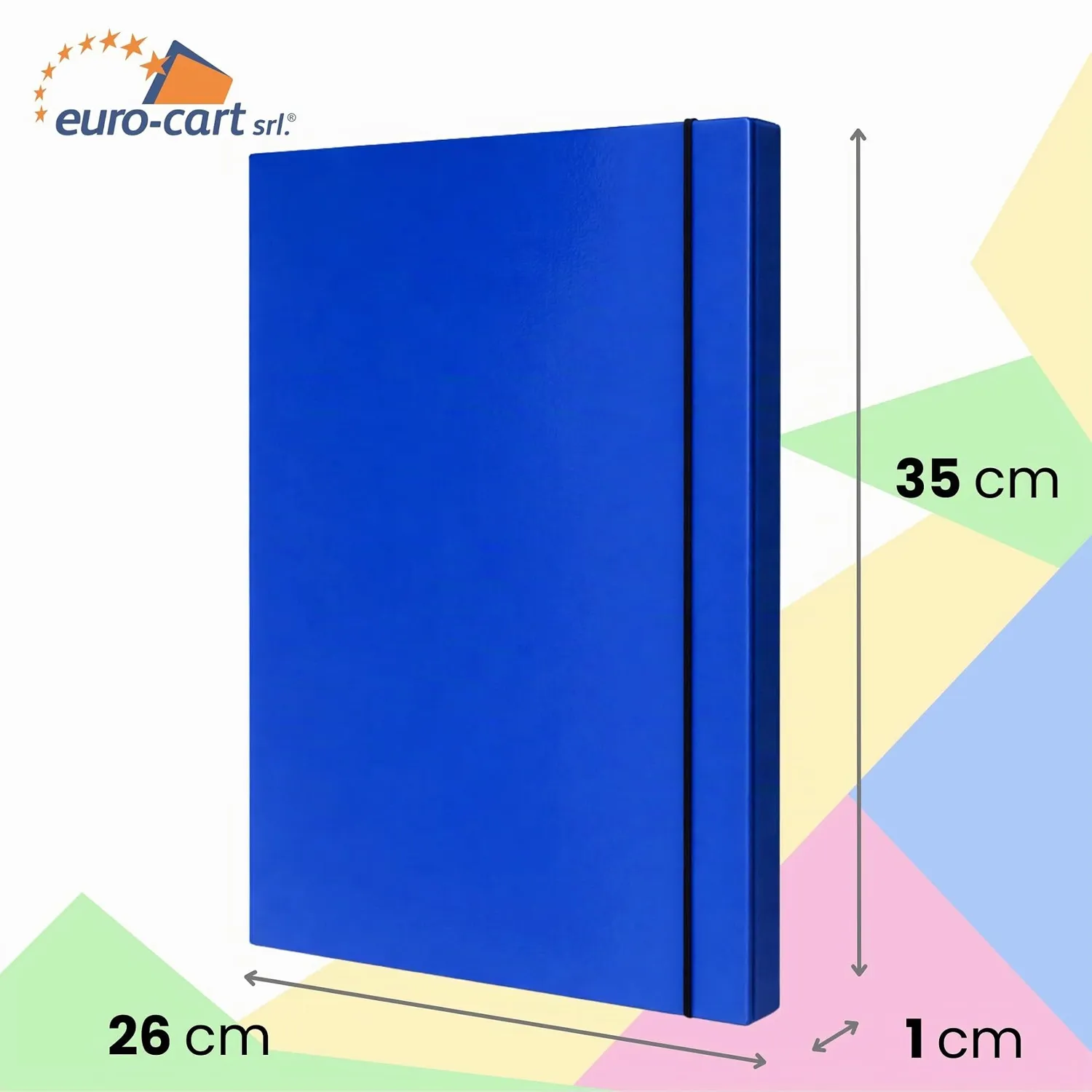 EURO CART Classic cartellina elastico A4 assortiti 6 pezzi