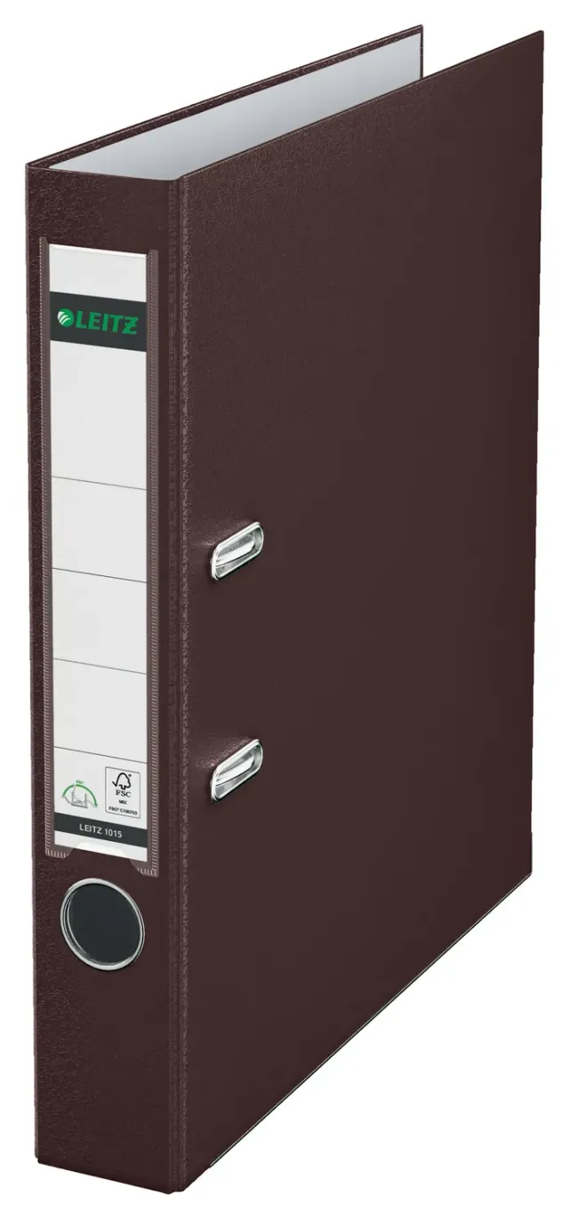 Leitz 10155075 raccoglitore a leva marrone 52 mm 350 fogli
