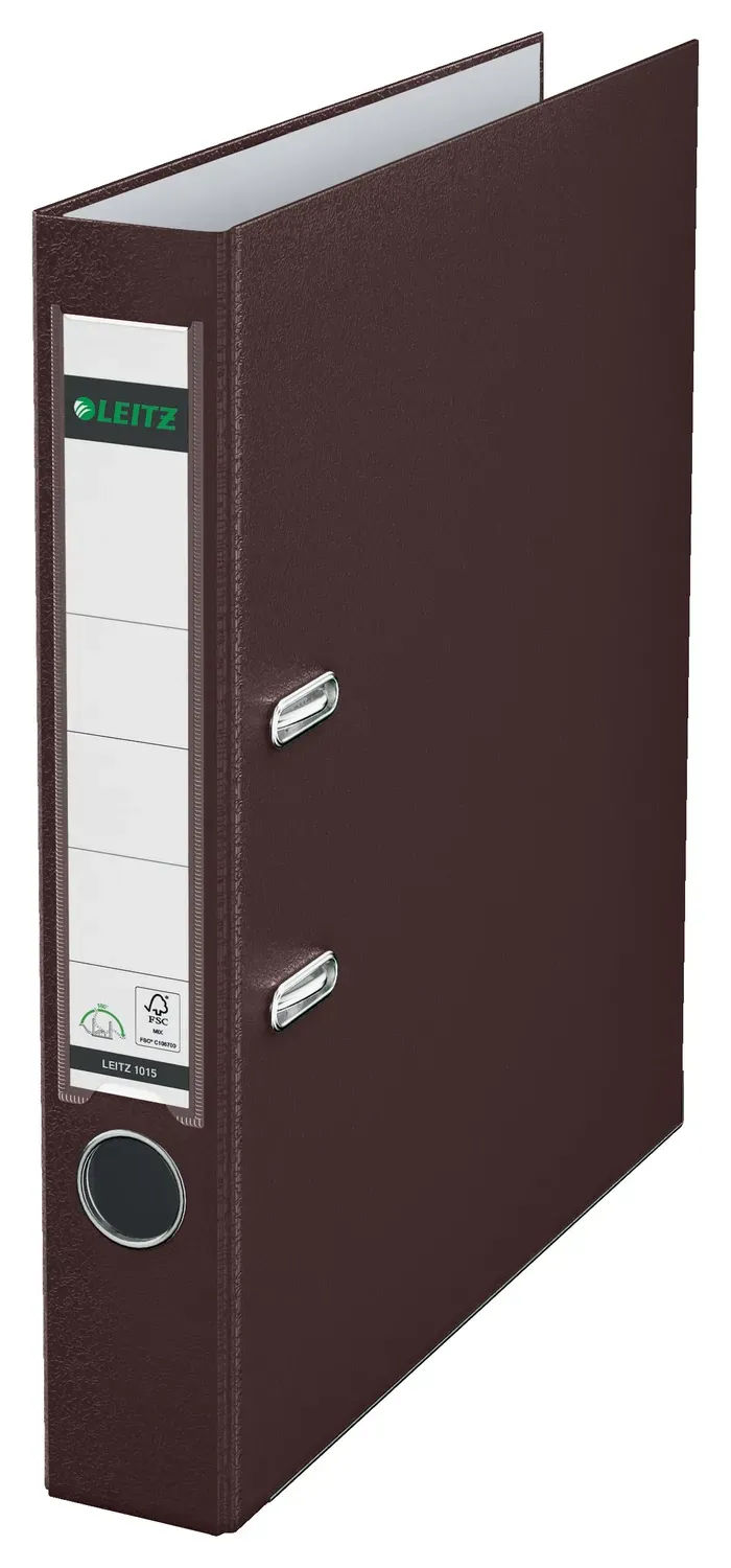 Leitz 180 Registratore Leva Marrone 52 mm 350 Fogli