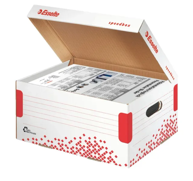 Esselte Speedbox 623911 scatola archivio Small bianca A4