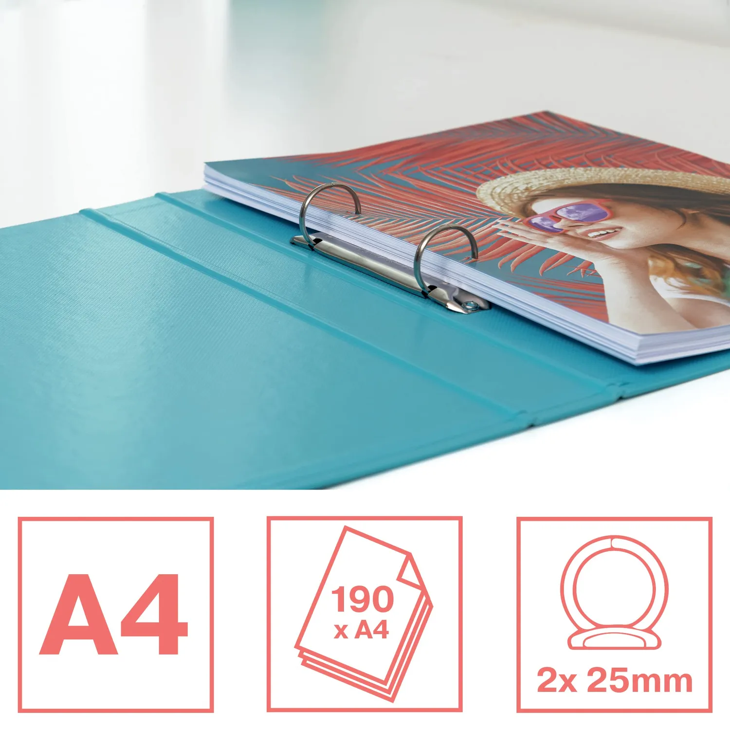 Esselte Colour'Breeze raccoglitore 2 anelli blu A4 42 mm