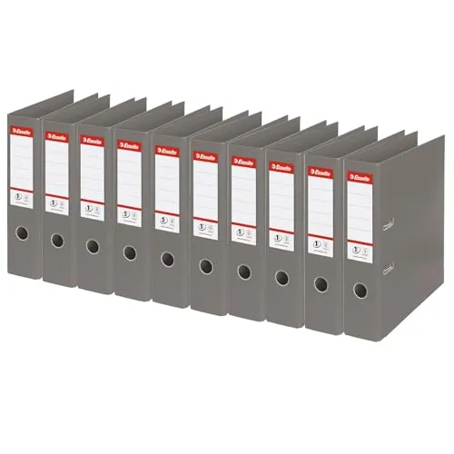 Esselte 811380 raccoglitore leva A4 grigio 500 fogli