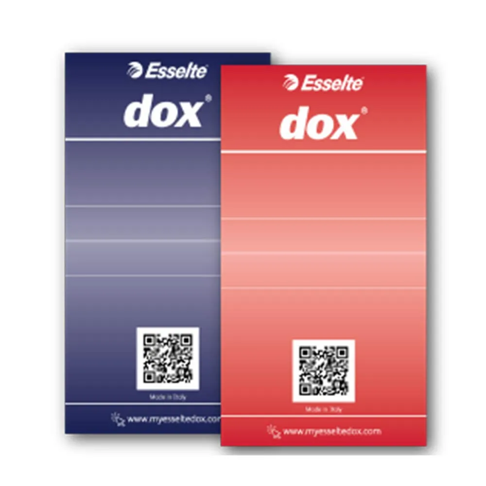Esselte Dox 3 D8 registratore memorandum blu dorso 8 cm