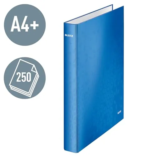 Leitz WOW 42410036 raccoglitore 2 anelli A4 blu metallizzato