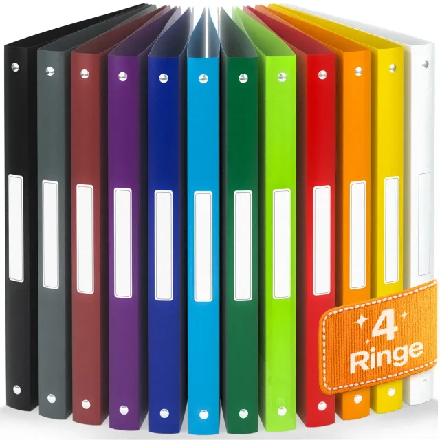 ACROPAQ raccoglitori ad anelli A4 4 anelli 2,2cm 12 pezzi