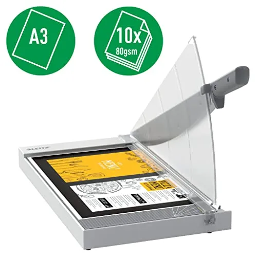 Leitz Precision Home Office taglierina a leva A3 10 fogli EdgeGlow