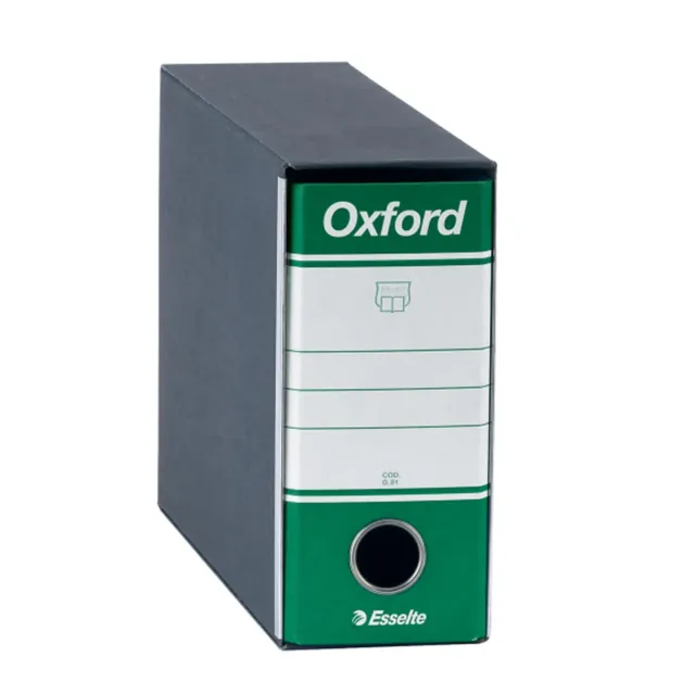 Oxford G81 390781180 registratore memorandum leva verde 8 cm