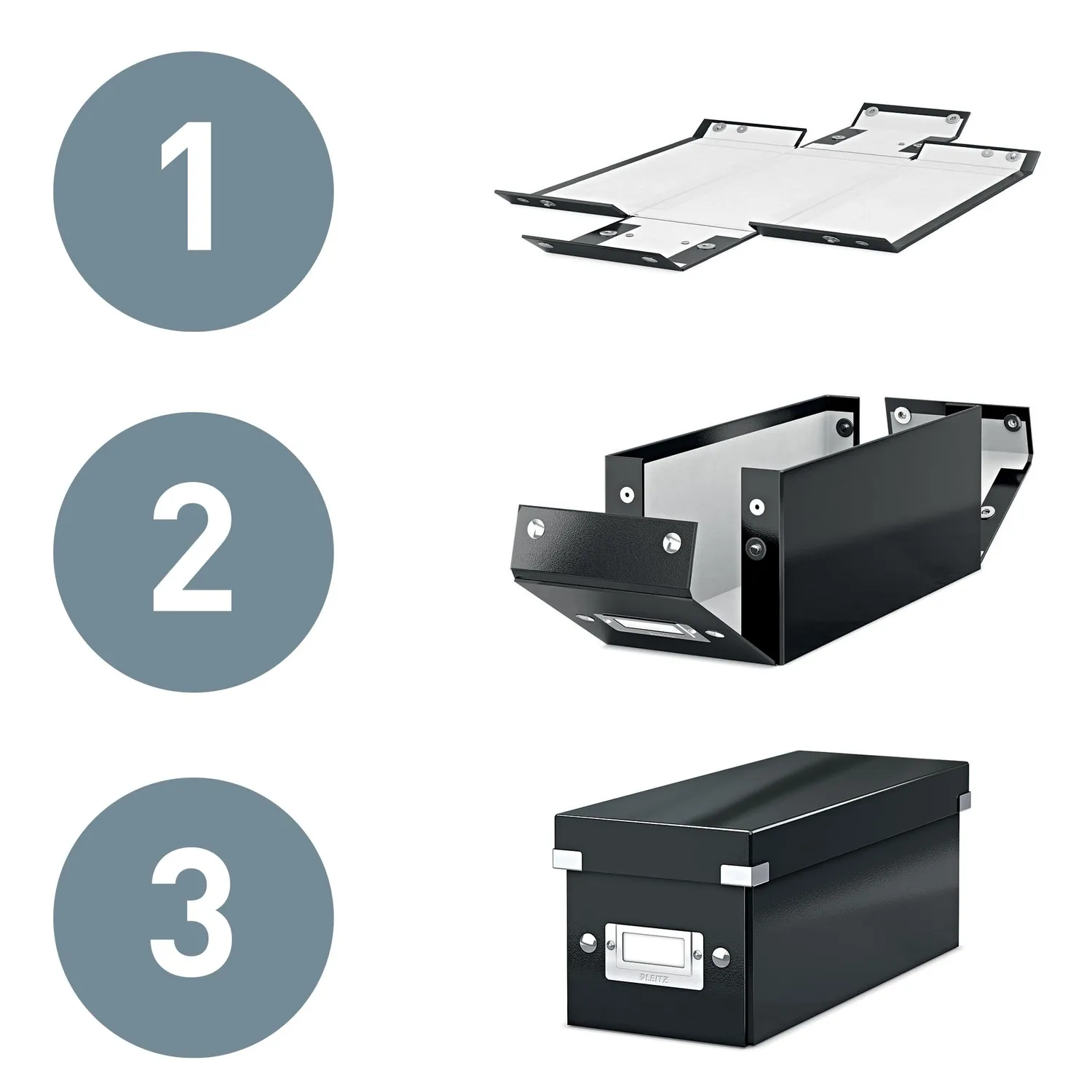 Leitz Click & Store WOW 60440001 scatola archivio media bianca A4