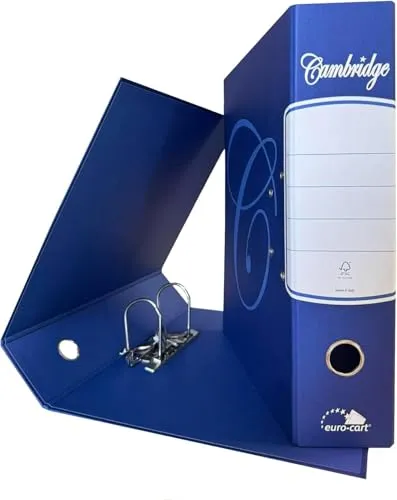 Euro Cart registratore leva A4 dorso 8cm blu 1 pezzo