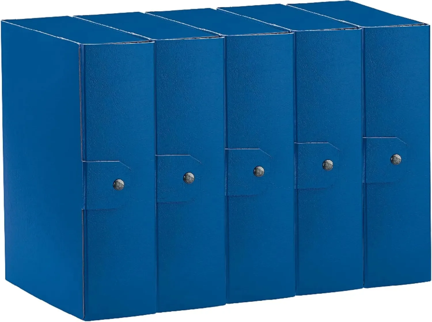 Esselte Eurobox C32 cartella progetti blu dorso 12 cm 5 pezzi