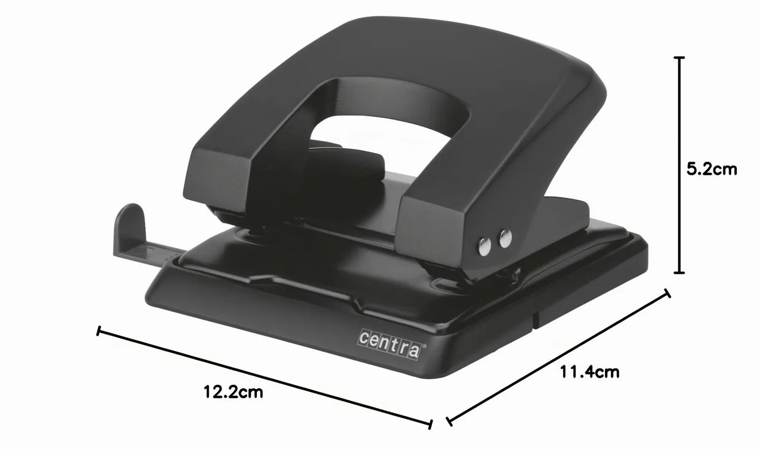 Esselte Centra HP30 623667 perforatore 2 fori 30 fogli nero