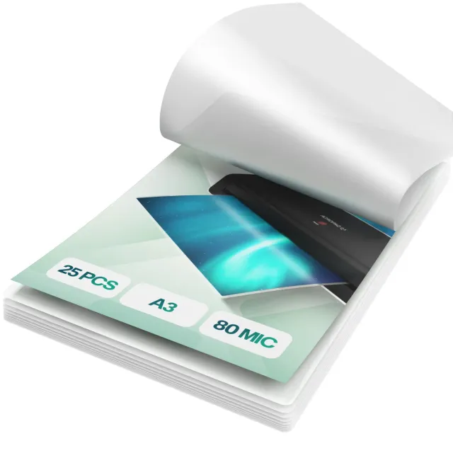 ACROPAQ Pouches laminazione A3 80 micron 25 pz