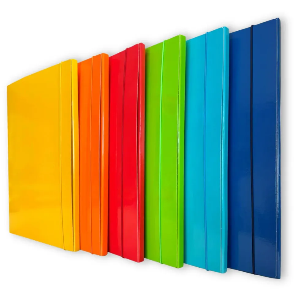 EURO CART Classic cartellina elastico A4 assortiti 6 pezzi