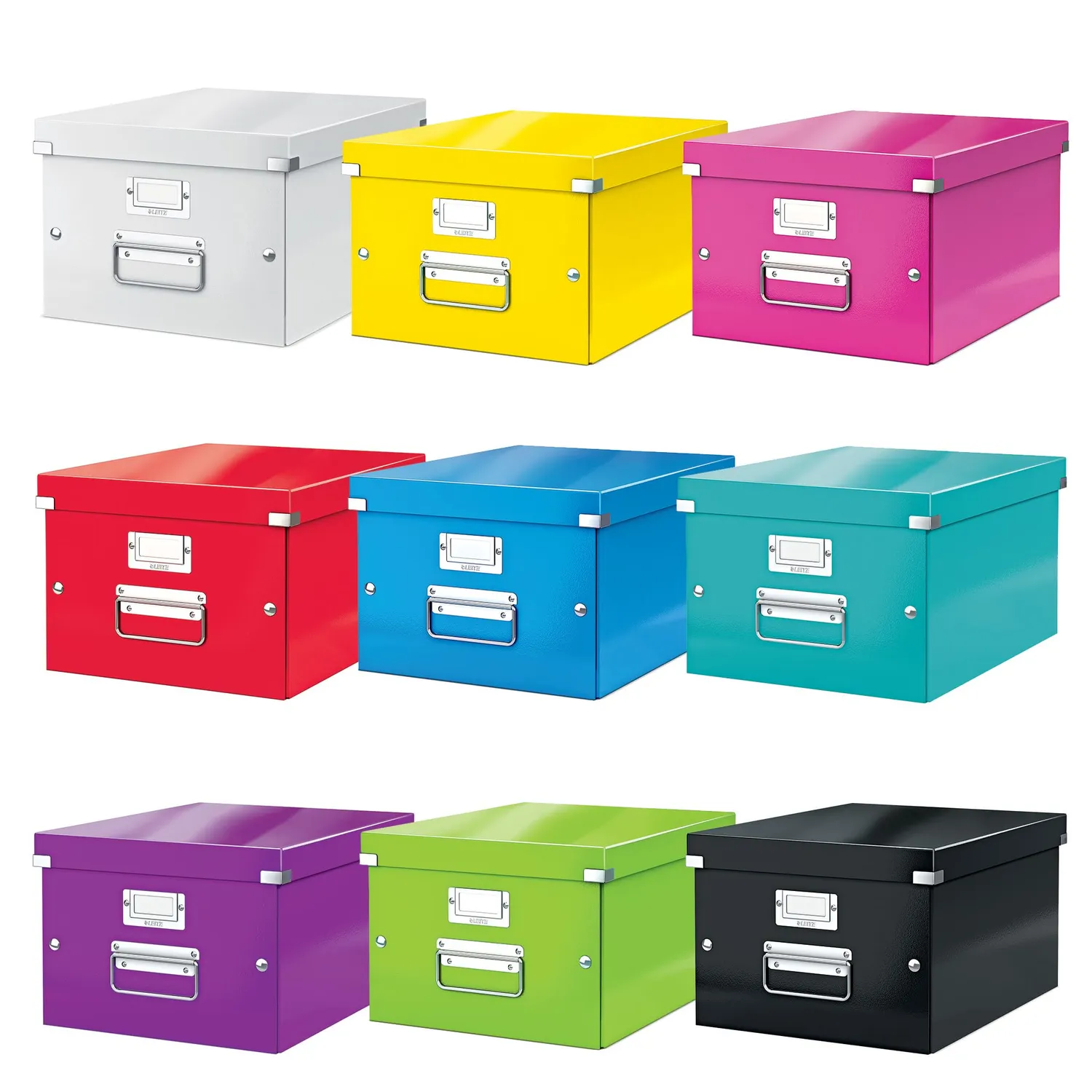 Leitz Click & Store WOW 60440001 scatola archivio media bianca A4