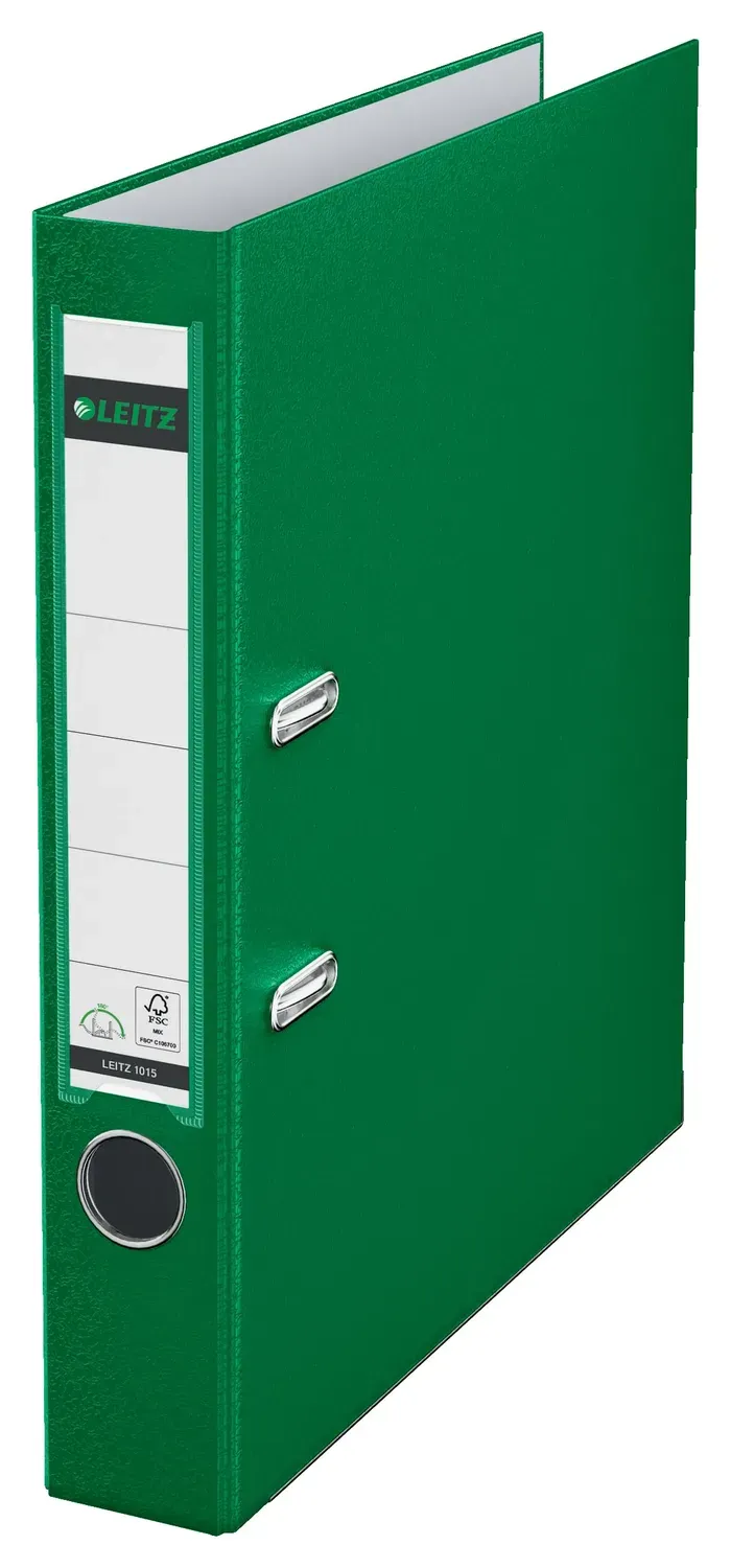 Leitz Ergo WOW 10155055 registratore a leva verde dorso 52 mm