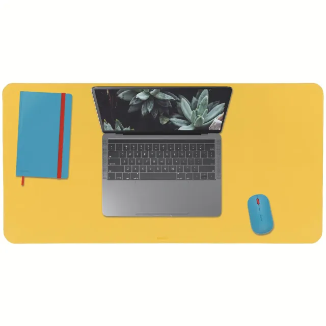 Leitz Ergo WOW Cosy tappetino scrivania 80x40 giallo caldo antiscivolo
