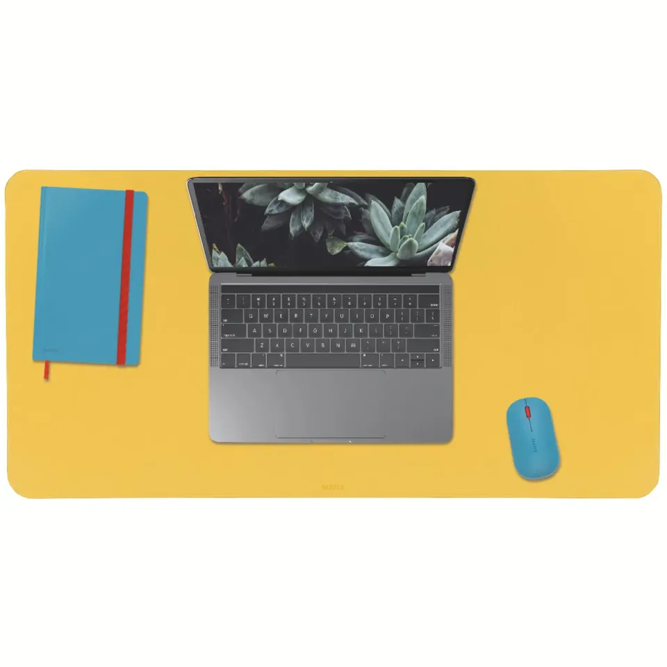 Leitz Ergo WOW Cosy tappetino scrivania 80x40 giallo caldo antiscivolo