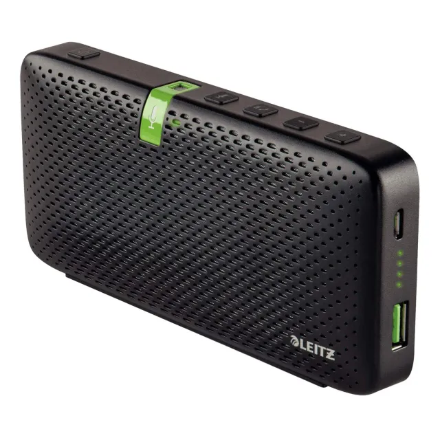 Leitz 65190095 cassa bluetooth conferenza nera portatile
