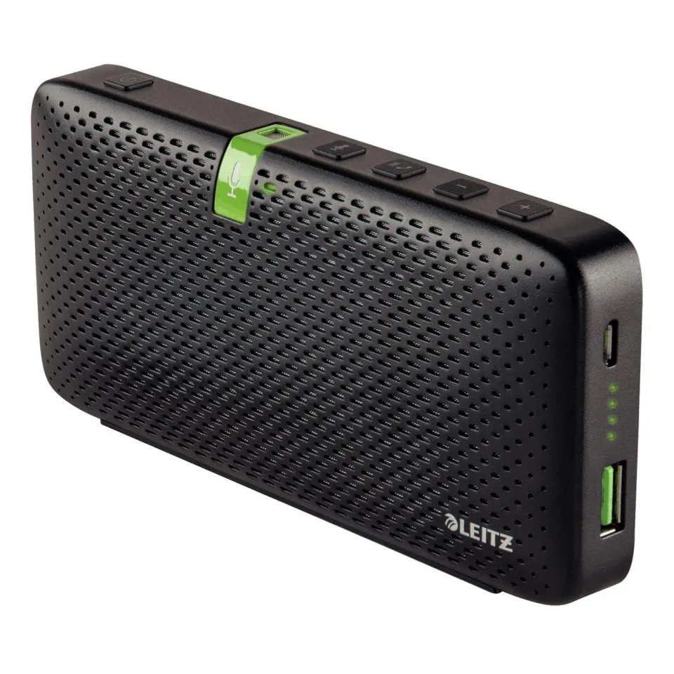 Leitz 65190095 cassa bluetooth conferenza nera portatile
