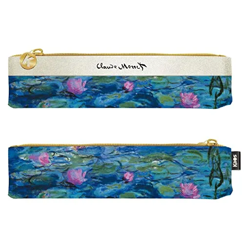 Kaos Classic Monet Ninfee portapenne flat 21,5x7x2,5