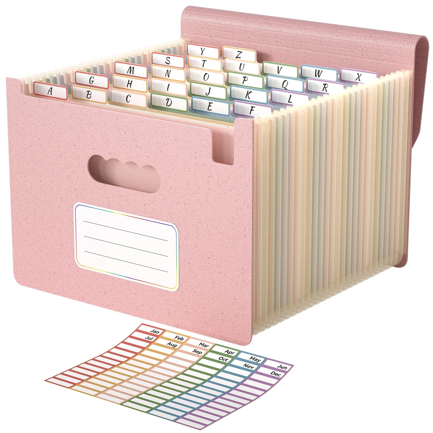 ABClife cartella espandibile A4 26 tasche arcobaleno
