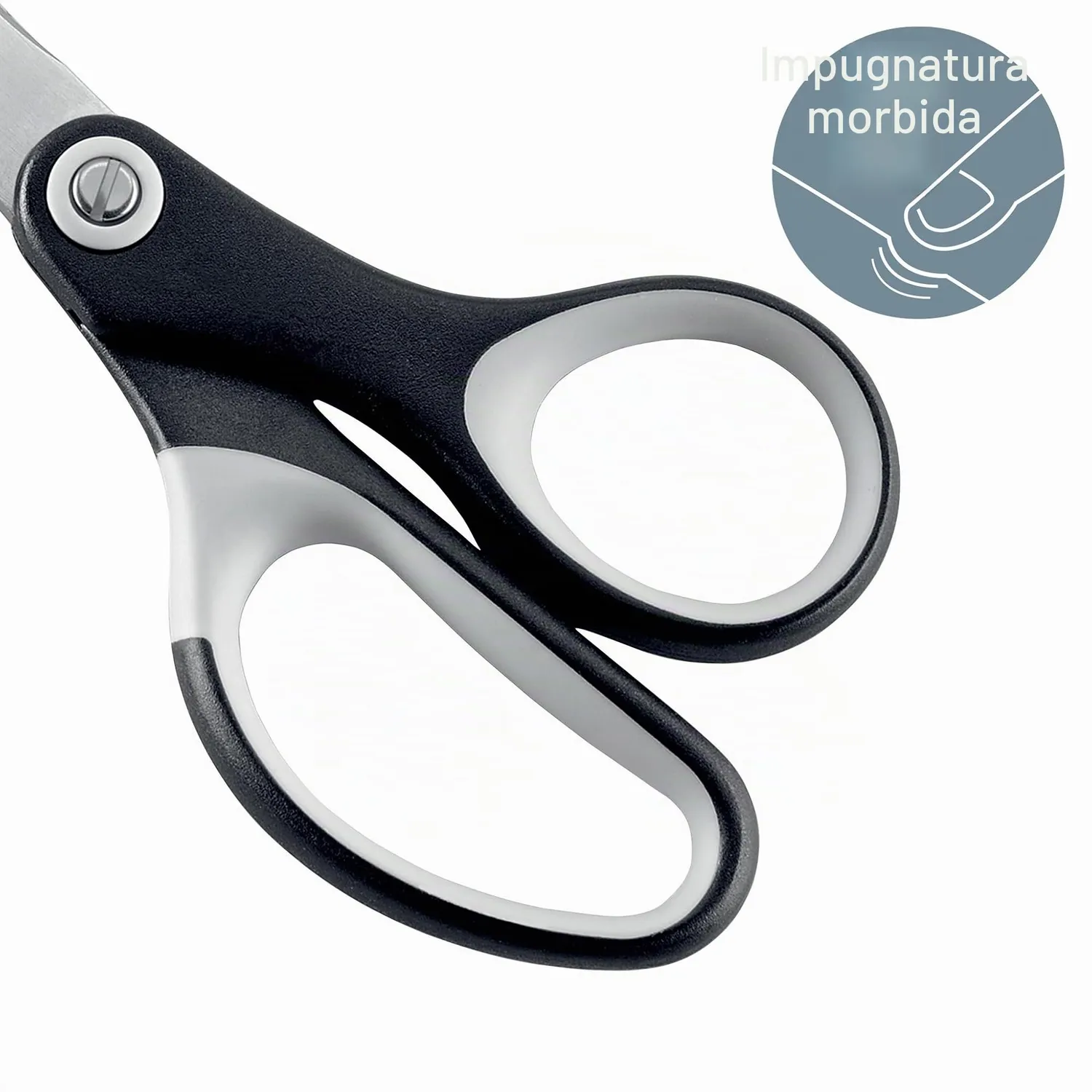 Leitz Ergo WOW 54166095 forbici titanio 180 mm nere