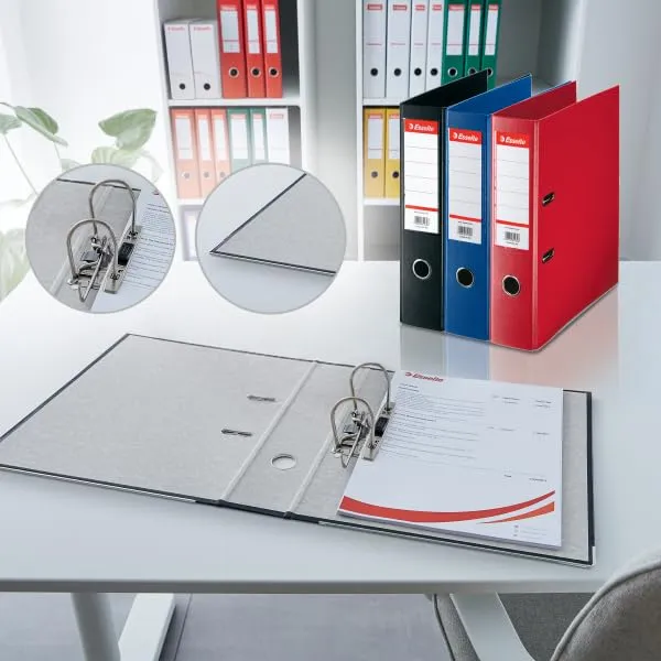 Esselte D75 Essentials Raccoglitori A4 Assortiti 3 Pezzi 500 Fogli