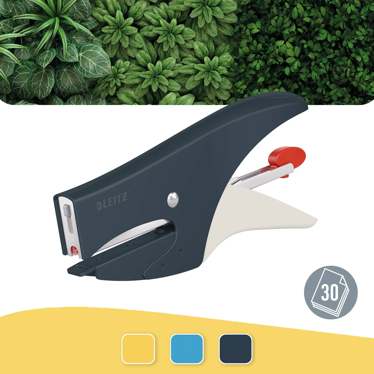 Leitz Cosy 56440089 cucitrice a pinza grigio 15 fogli metallo
