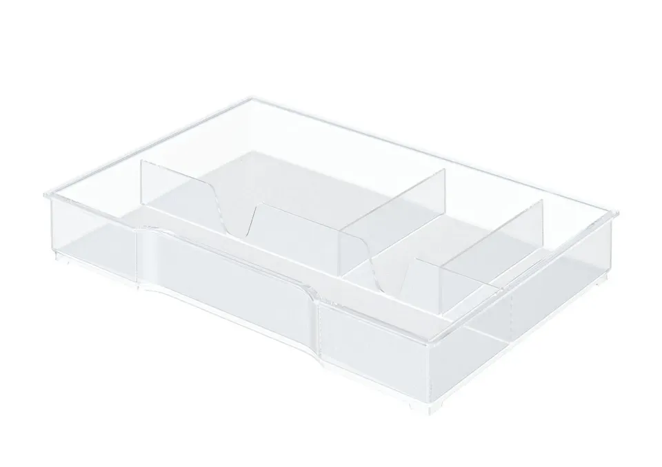 Leitz Plus Organizer Cassetti Trasparente 4 Scomparti