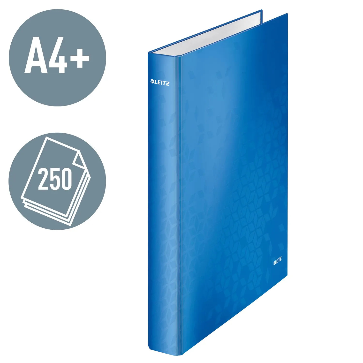 Leitz WOW 42410036 raccoglitore 2 anelli A4 blu metallizzato