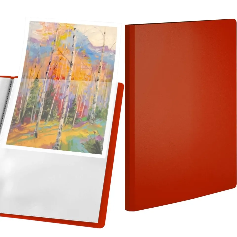 Acropaq Portalistino A4 50 Buste Rosso PP