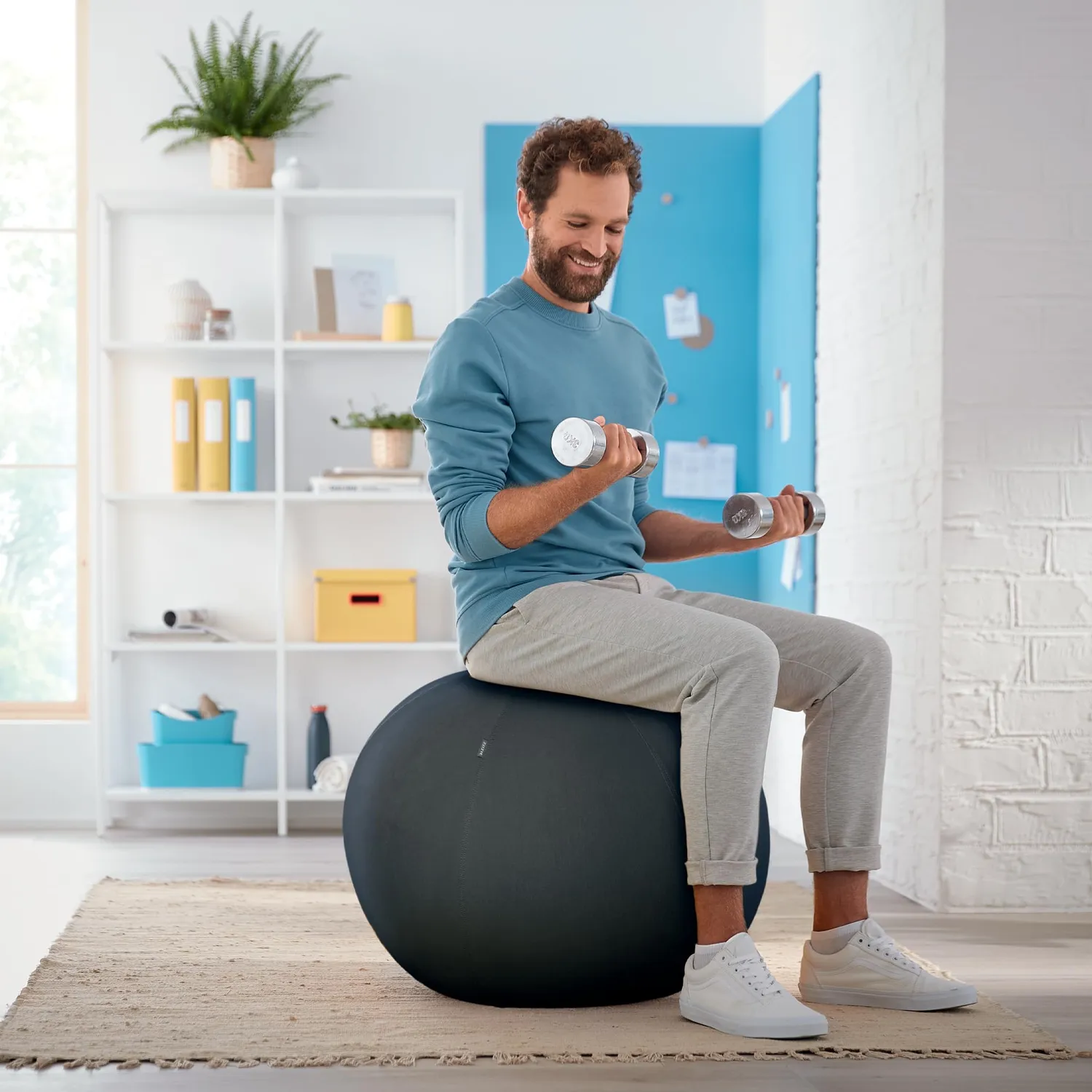 Leitz Ergo Cosy Active 52790089 Palla Seduta 65 cm Grigio